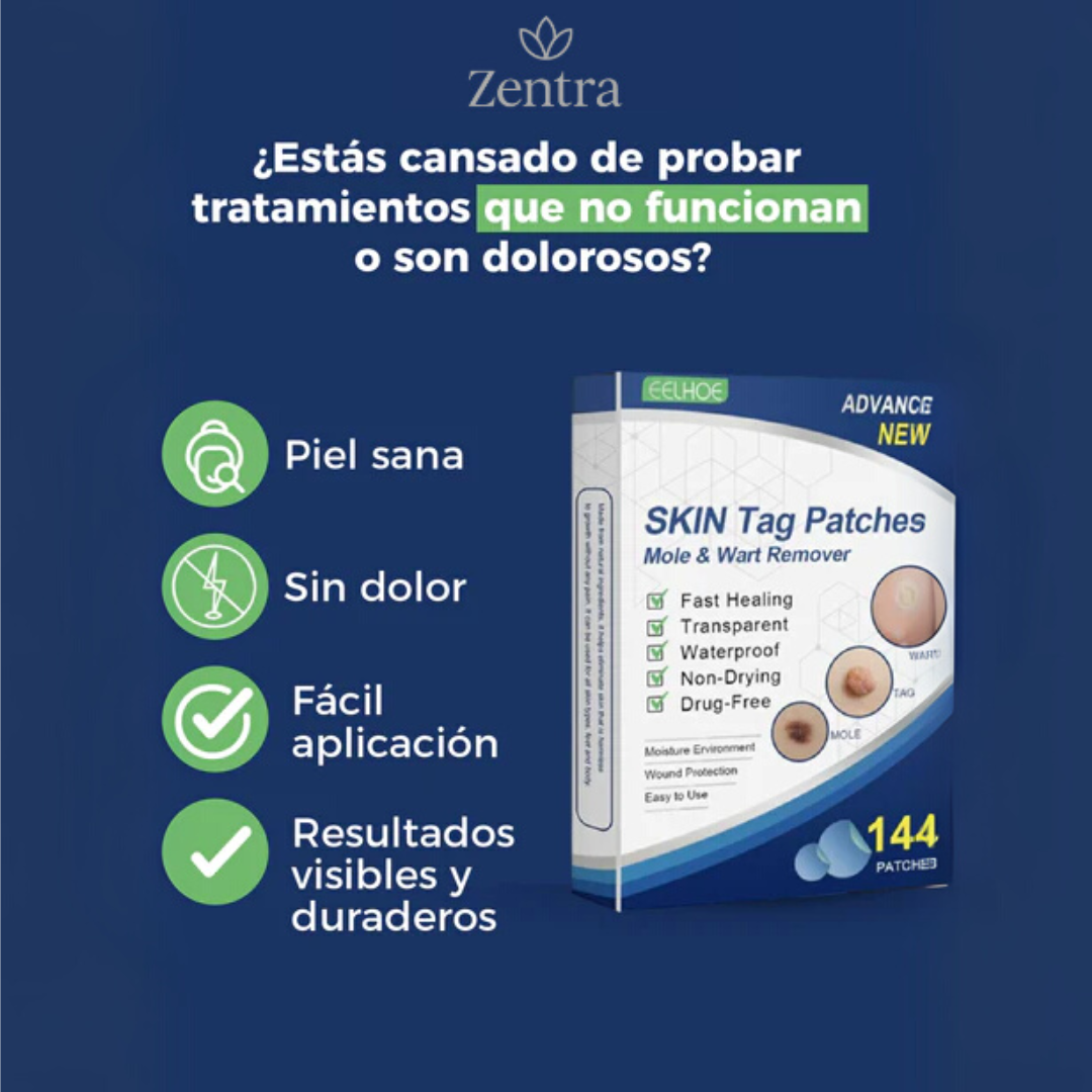 PACK 144 UND | REMOVEDOR DE VERRUGAS Y LUNARES CON 5 MINUTOS AL DÍA - CURADOT®